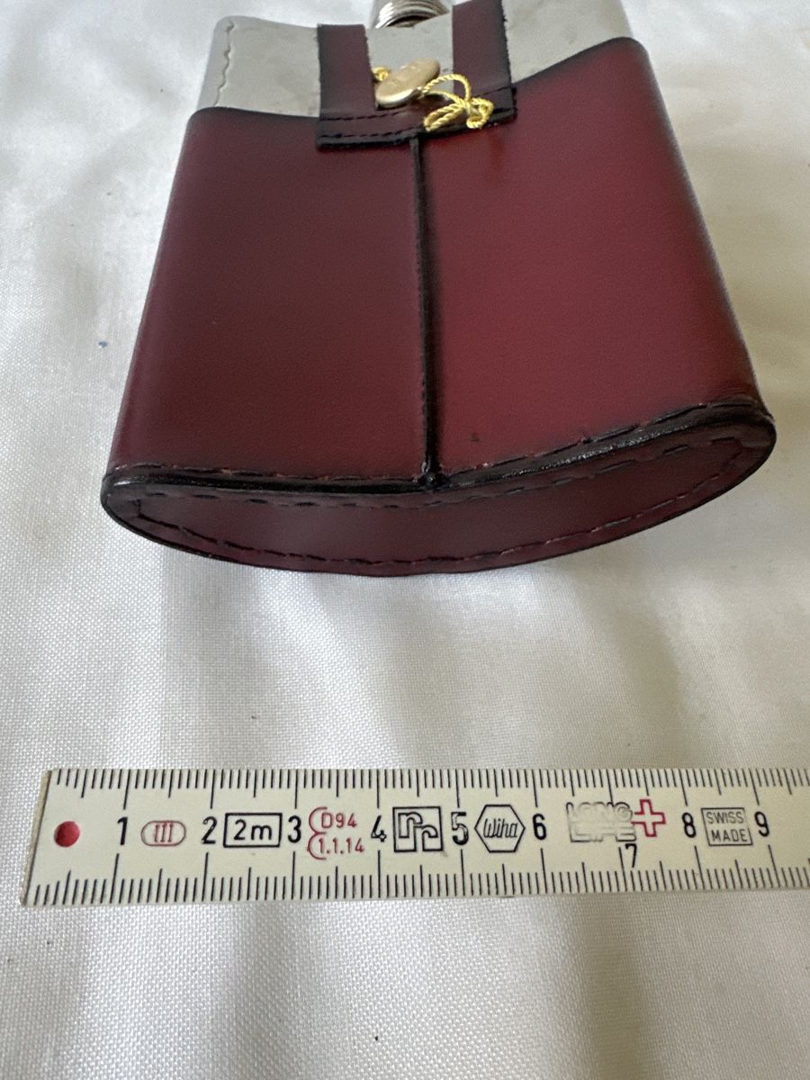 Altro: Flachmann DTR, Leder, Edelstahl, Hip Flask, Neuwertig – Usato da Zürich venduto da Chaeffeler 4