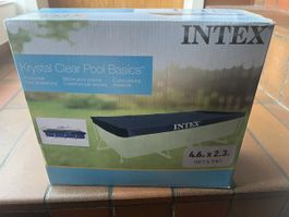 INTEX Rechteckige Poolabdeckung 4.6 x 2.3m für den Sommer