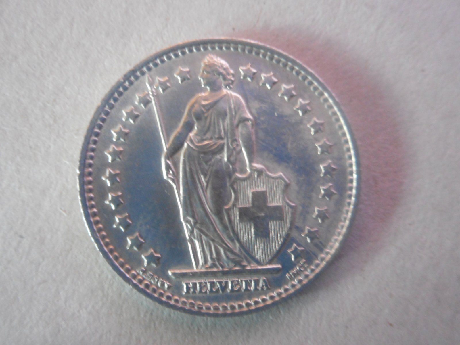 Tutti le monete: 1 Fr. 1945 silber  unz/stgl – Nuovo (secondo la descrizione) da Kriegstetten venduto da pizlad2010 2