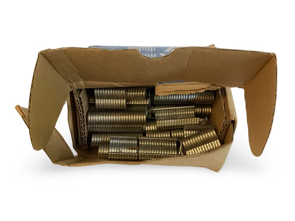 Rapid Zaun-Ringklammern VR22 Schwarz, 215 Stk., zur Befestigung von Spanndrähten an Zäunen, für FP222 und FP20 Zaunzange (Packung mit 2