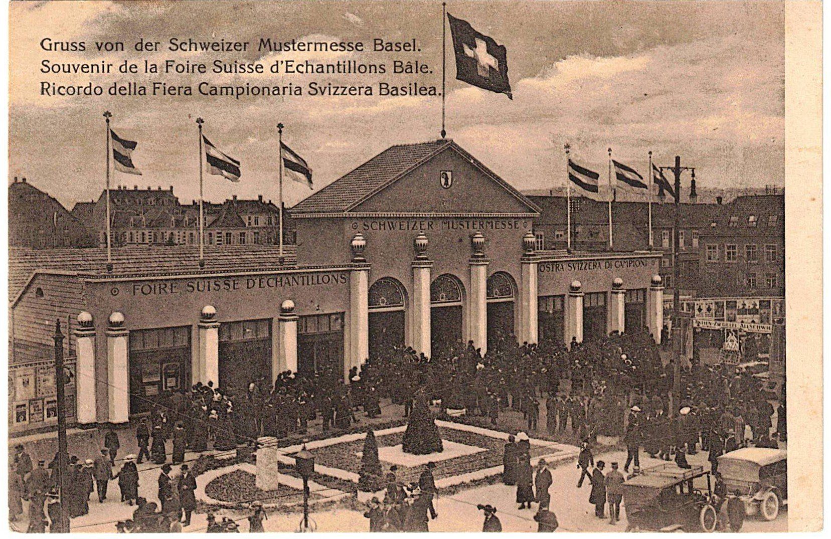 Cartoline postali: Ansichtskarte Mustermesse Basel - ungelaufen - ca. 1920 – Nuovo (secondo la descrizione) da Gossau ZH venduto da granby