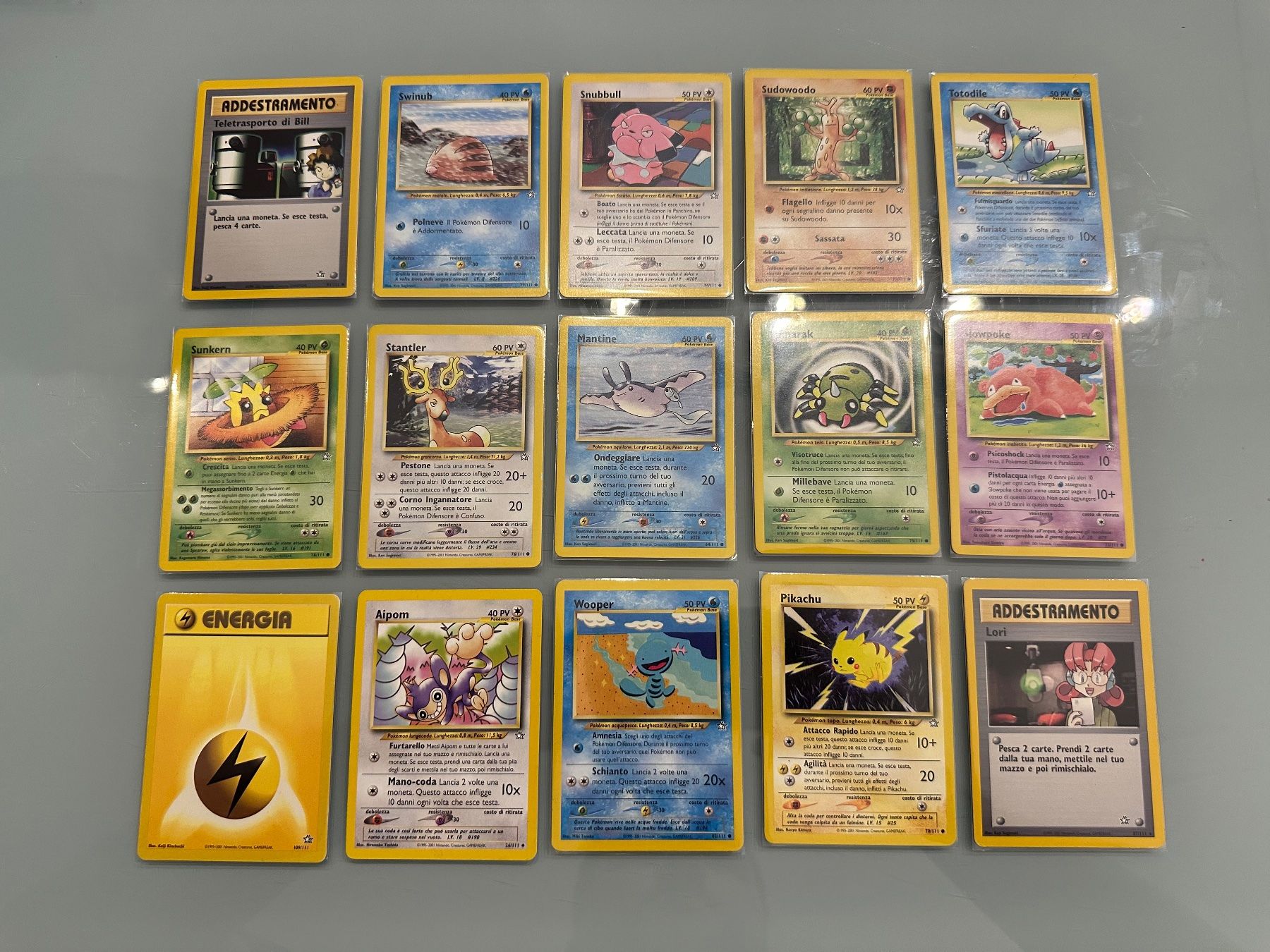 Pokémon Carte collezionabili: Pokemon Neo Genesis - 2001 Karten – Usato da Roveredo GR venduto da KadoShop