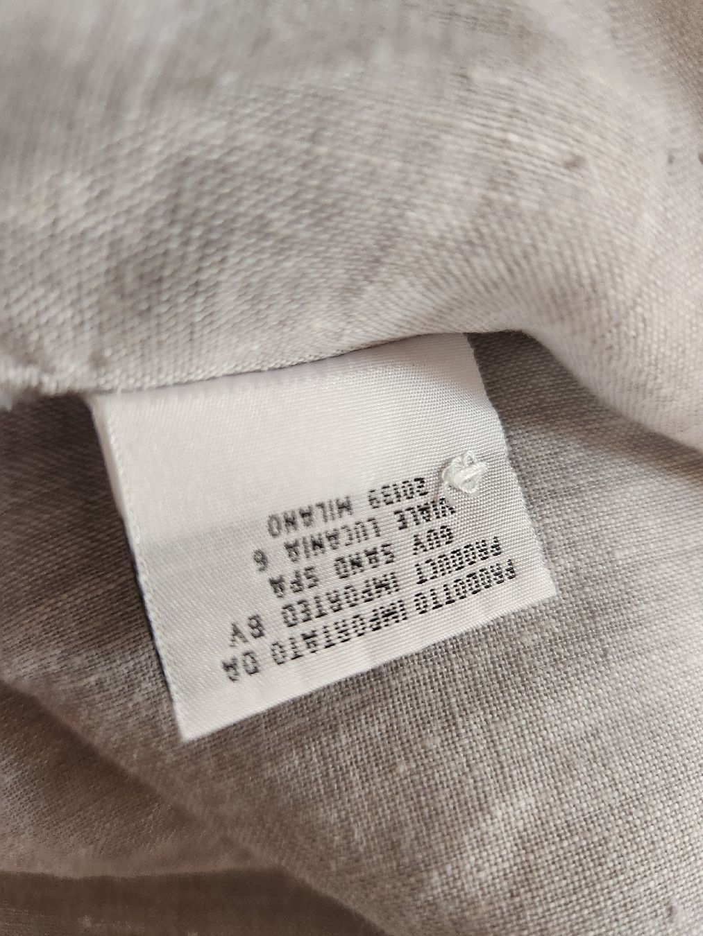 Blusen: Chemise Edoardo de Giorgi 100% lin taille L beige – Gebraucht aus Niedergösgen von Eva2410 5