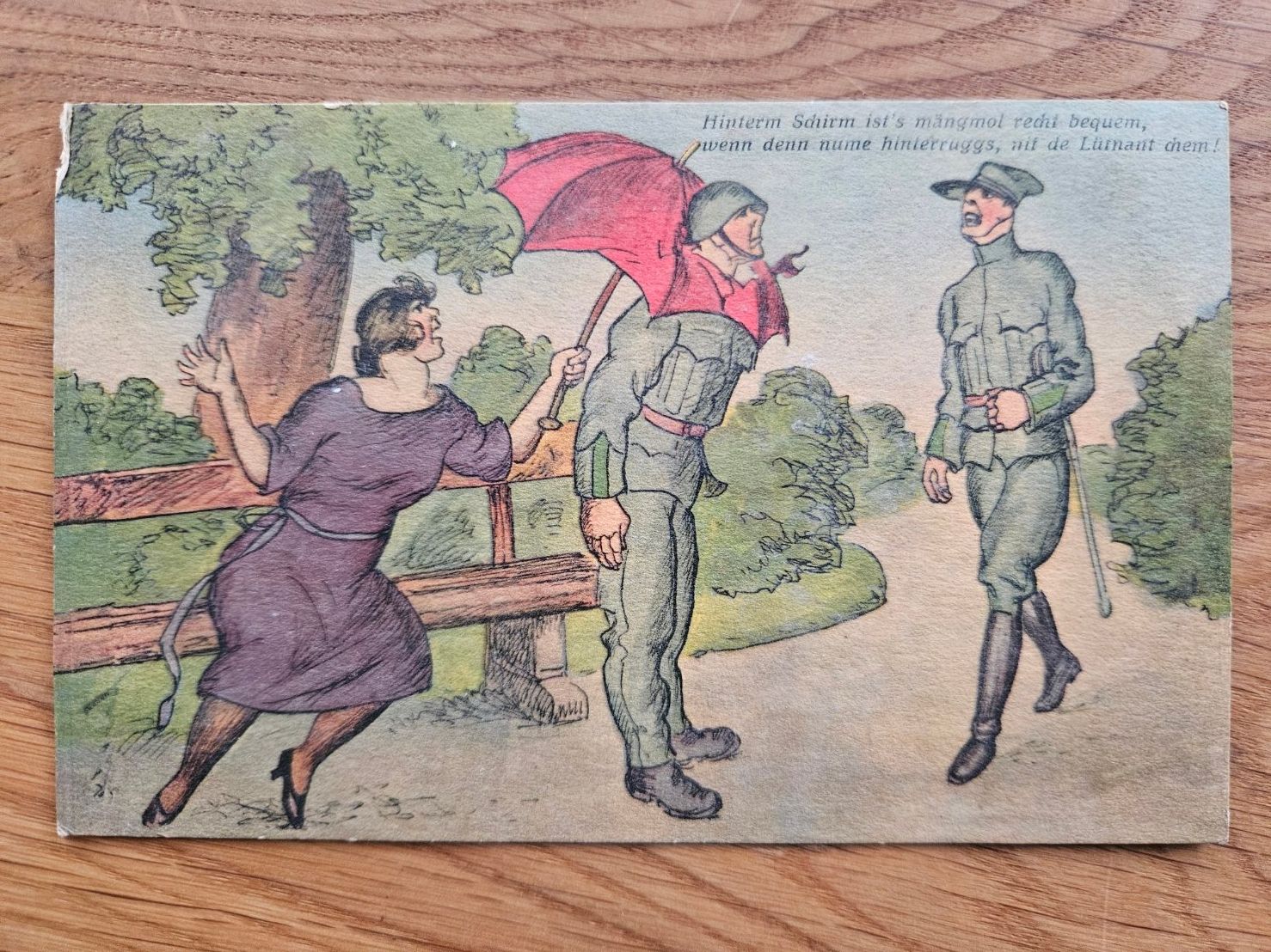 Cartes postales: Ansichtskarte Militär. Humor Feldpost – Neuf (Voir description) à Buttikon SZ par Marcelr