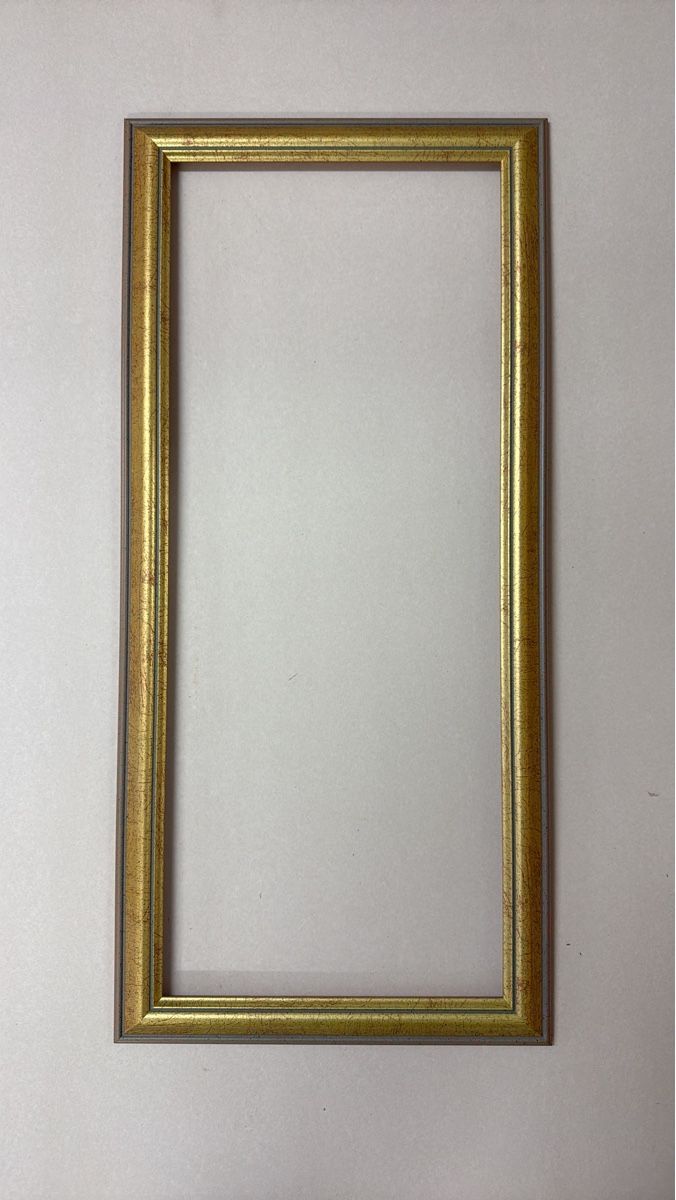 Bilderrahmen: Bilderrahmen Gold gebraucht 33x72 cm – Gebraucht aus Meienberg von sony252