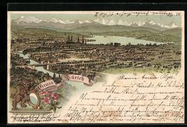 Litho Zürich, Gesamtansicht des Ortes