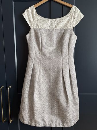Styles by Steps silver dress, size 38, occasion wear, party