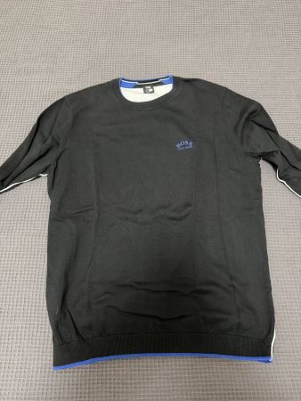 Sweater Thin Black Jumper Thin Black Hugo BOSS