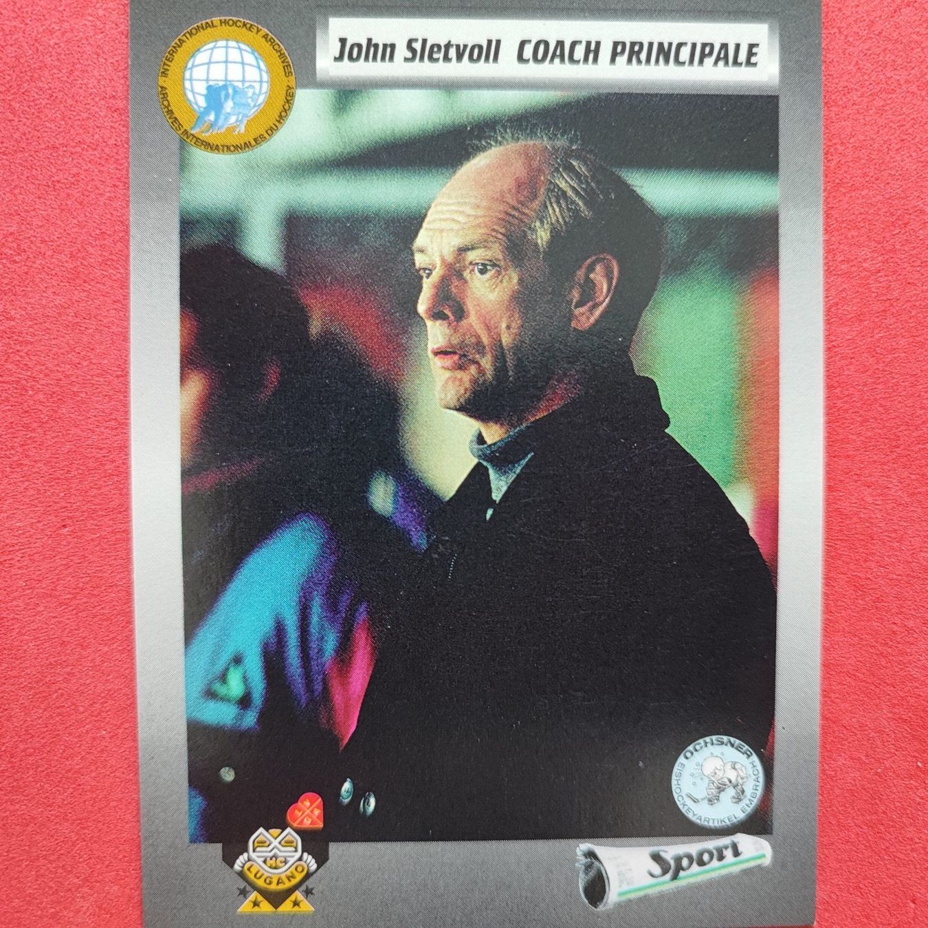 Carte collezionabili: John Sletvoll - HC LUGANO - 1993/94 – Usato da Dübendorf venduto da kb86_MOVIE