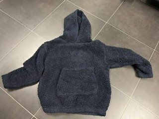 H&M Pullover & Sweatshirts: H&M Teddy Pullover dunkelblau 158/164 – Gebraucht aus Gommiswald von Anika6