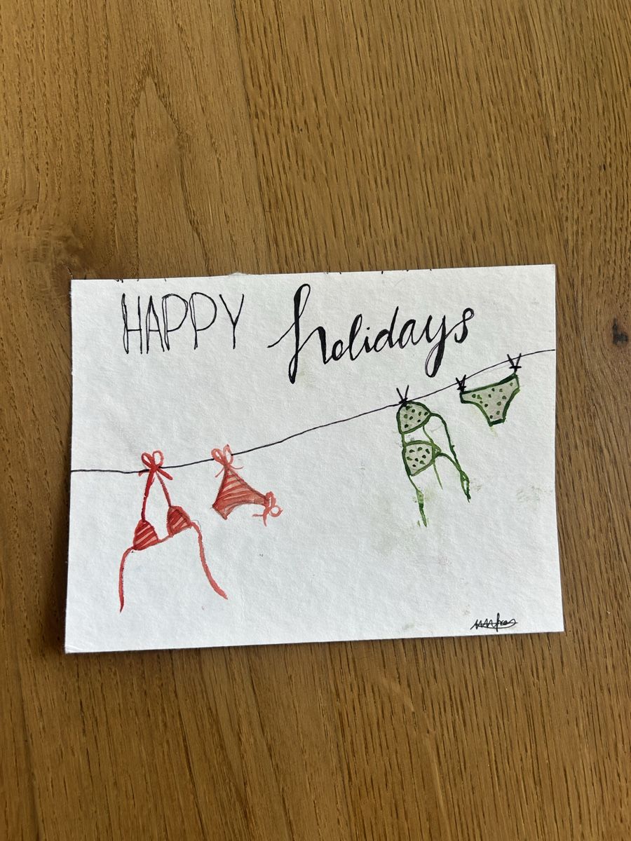 Cartoline: Karte Badebekleidung – Usato da Schöftland venduto da DesignbyNaja