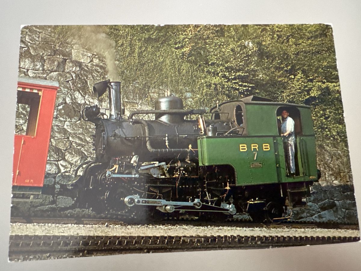 Cartoline postali:  Brienzer Rothornbahn Dampflok  BRB AK – Usato da Zürich venduto da Smarties13