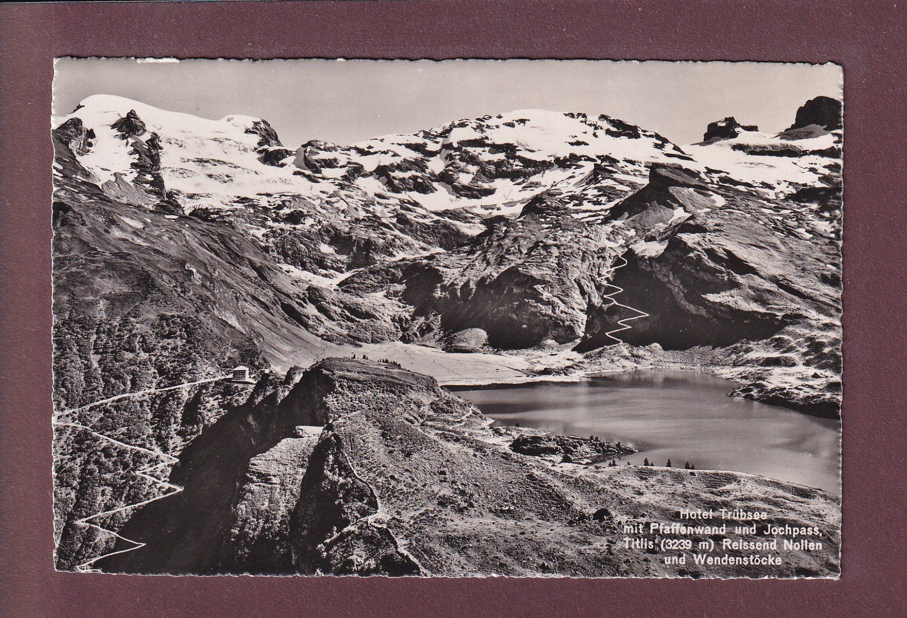 Ansichtskarten: Hotel TRÜBSEE - Pfaffenwand - Jochpass – Gebraucht aus Pully von nicecards