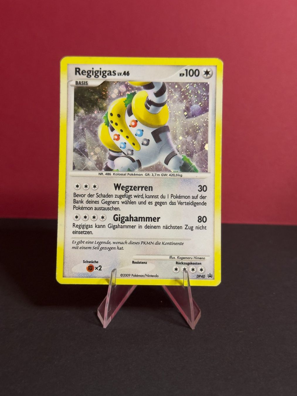 Pokémon Carte collezionabili: Regigigas #DP40 Holo Rare Promo – Usato da Cham venduto da JCollects