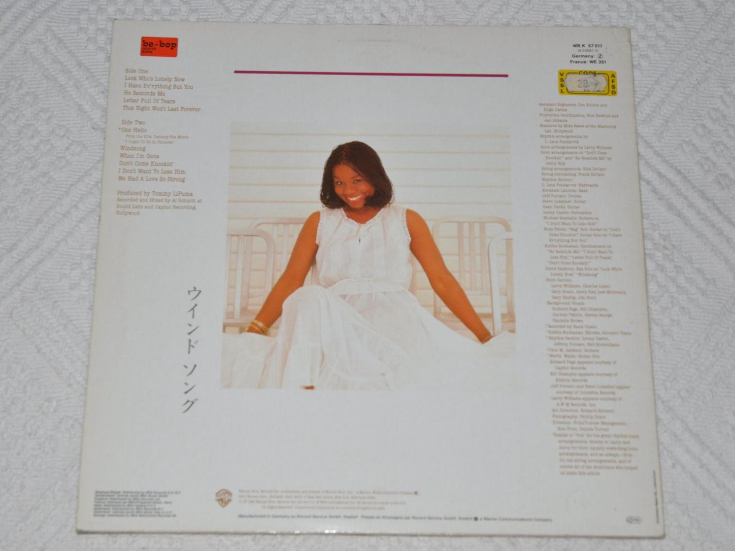 Schallplatten: LP Randy Crawford - Windsong – Gebraucht aus Boll von Theodora15 1