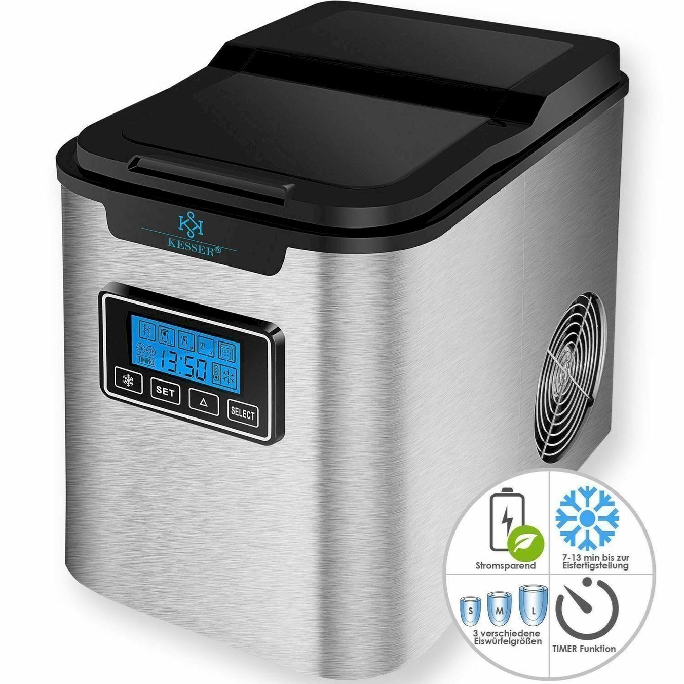 Attrezzatura professionale & Gastronomia: KESSER KE-Gastro Eiswürfelbereiter 2,2L – Nuovo e nell'imballaggio originale da Bottighofen venduto da zaap 1