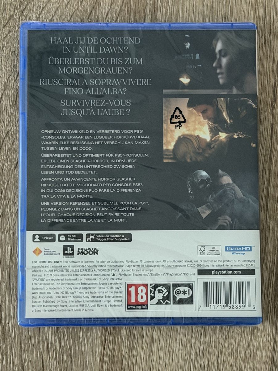 Sony Jeux: Until Dawn NEU/OVP PS5 – Neuf avec emballage d'origine à Stein am Rhein par ricks0r 1