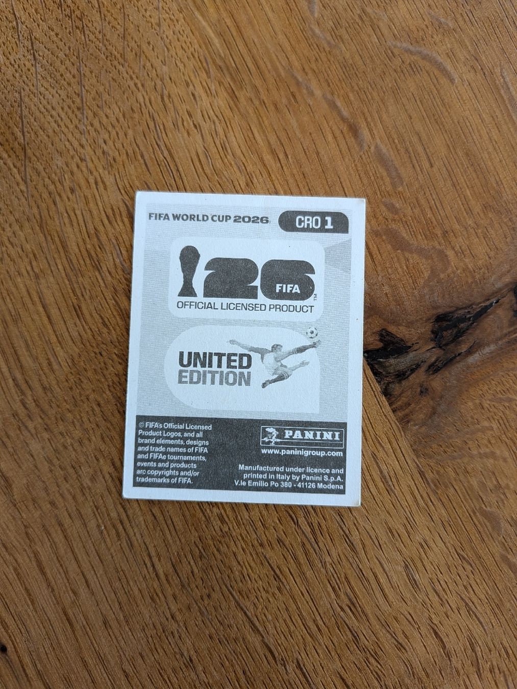 Panini Carte collezionabili: Panini Bild CRO 1 – Usato da Eschenbach SG venduto da SanFranciscoCalifornia 1