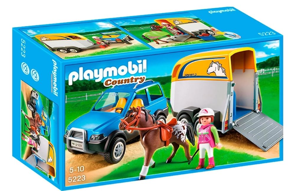 Playmobil Pferdeanhanger Mit Auto