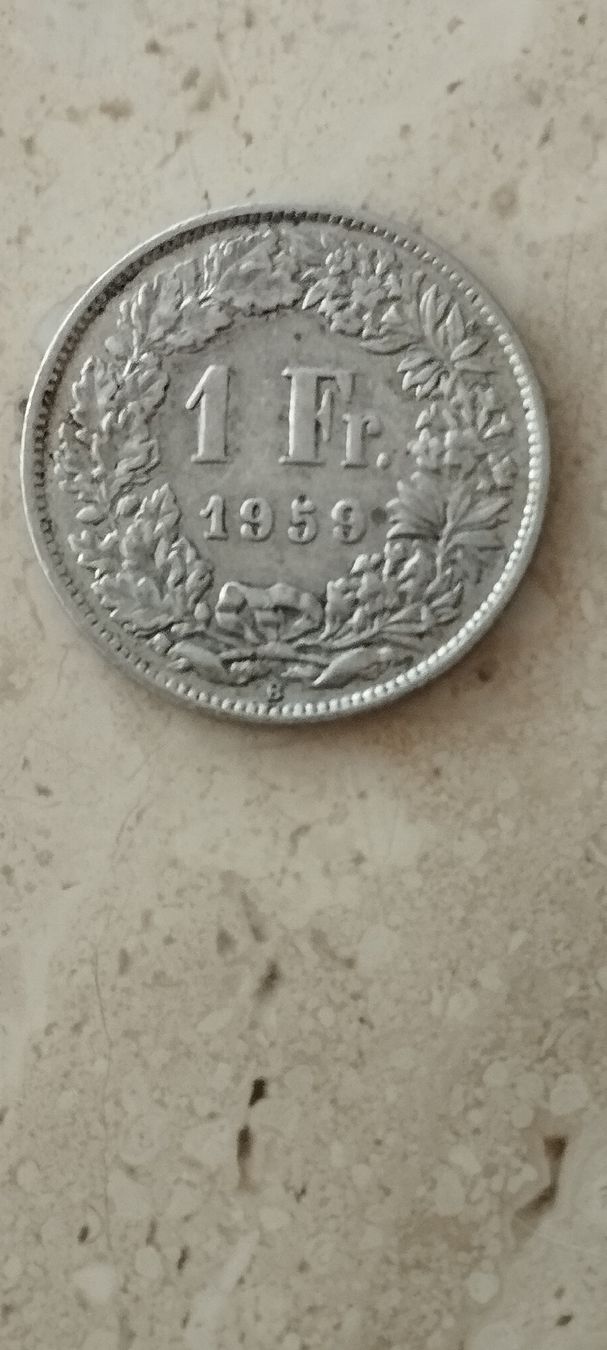 Toutes les monnaies: 1 Franken 1959/Silber  – D'occasion à Oberdorf SO par and_jxk2