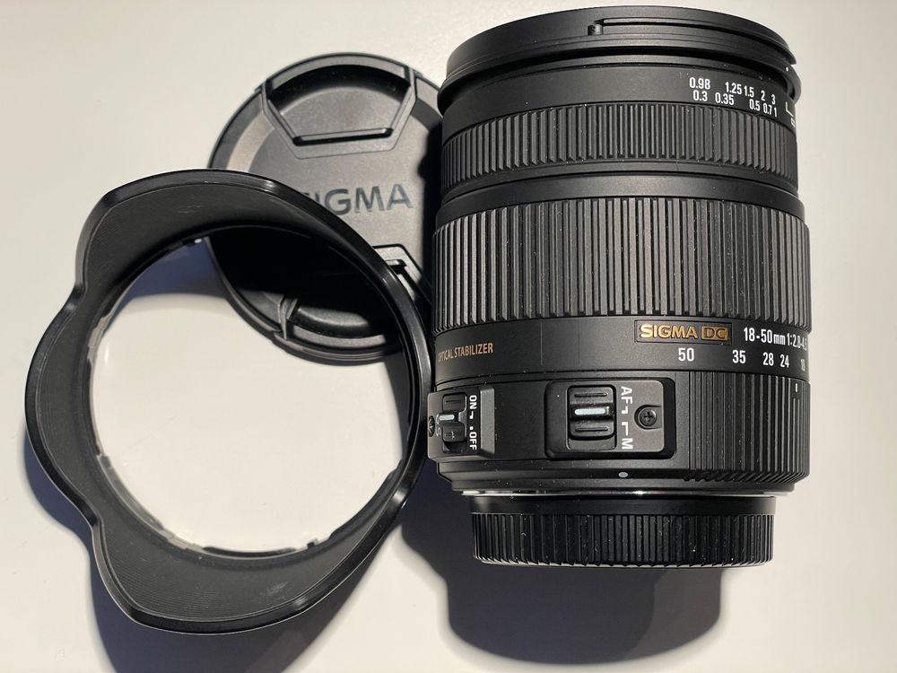 Sigma 18-50mm F2,8-4,5 DC OS HSM für Sigma SA Bajonet (Gebraucht) in ...