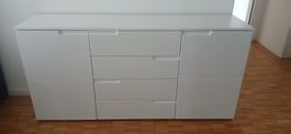 Moderne Kommode / Sideboard – Weiss
