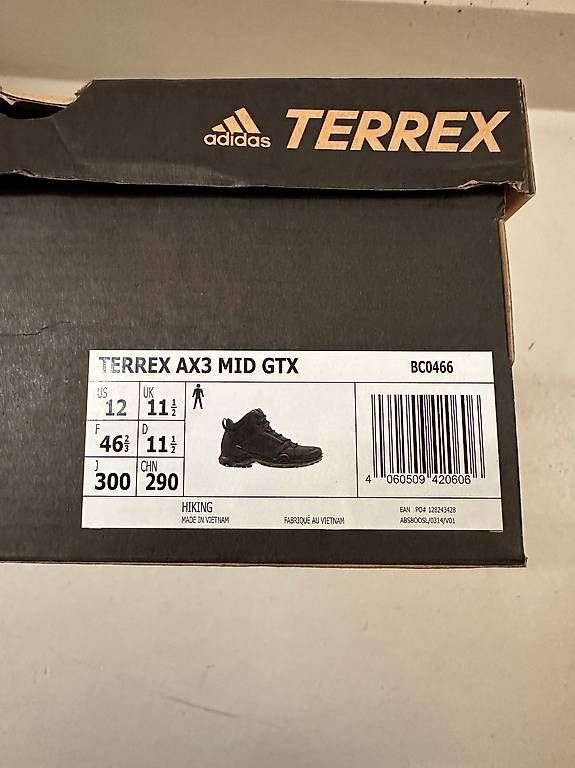 Adidas Scarpe da uomo: Chaussures Adidas Terrex AX3 MID GTX – Nuovo e nell'imballaggio originale da La Plaine venduto da Teorem 1