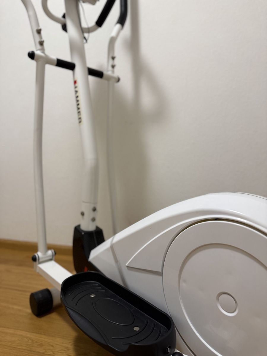 Hometrainer: Crosstrainer Hammer, weiss, voll funktionsfähig – Gebraucht aus Füllinsdorf von had_kv5k 4
