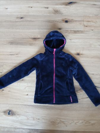 Fleecejacke Decathlon dunkelblau Grösse 131-140 cm