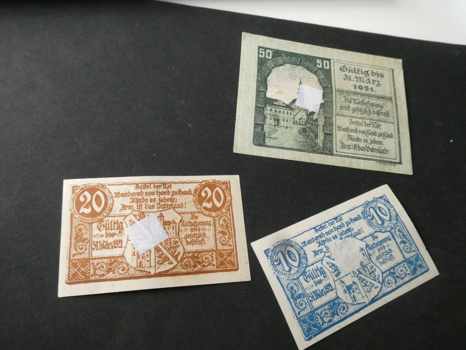 Banknoten: Oesterreich,  Kirchdorf   - Notgeldscheine – Gebraucht aus Hinterforst von Rohusri 1