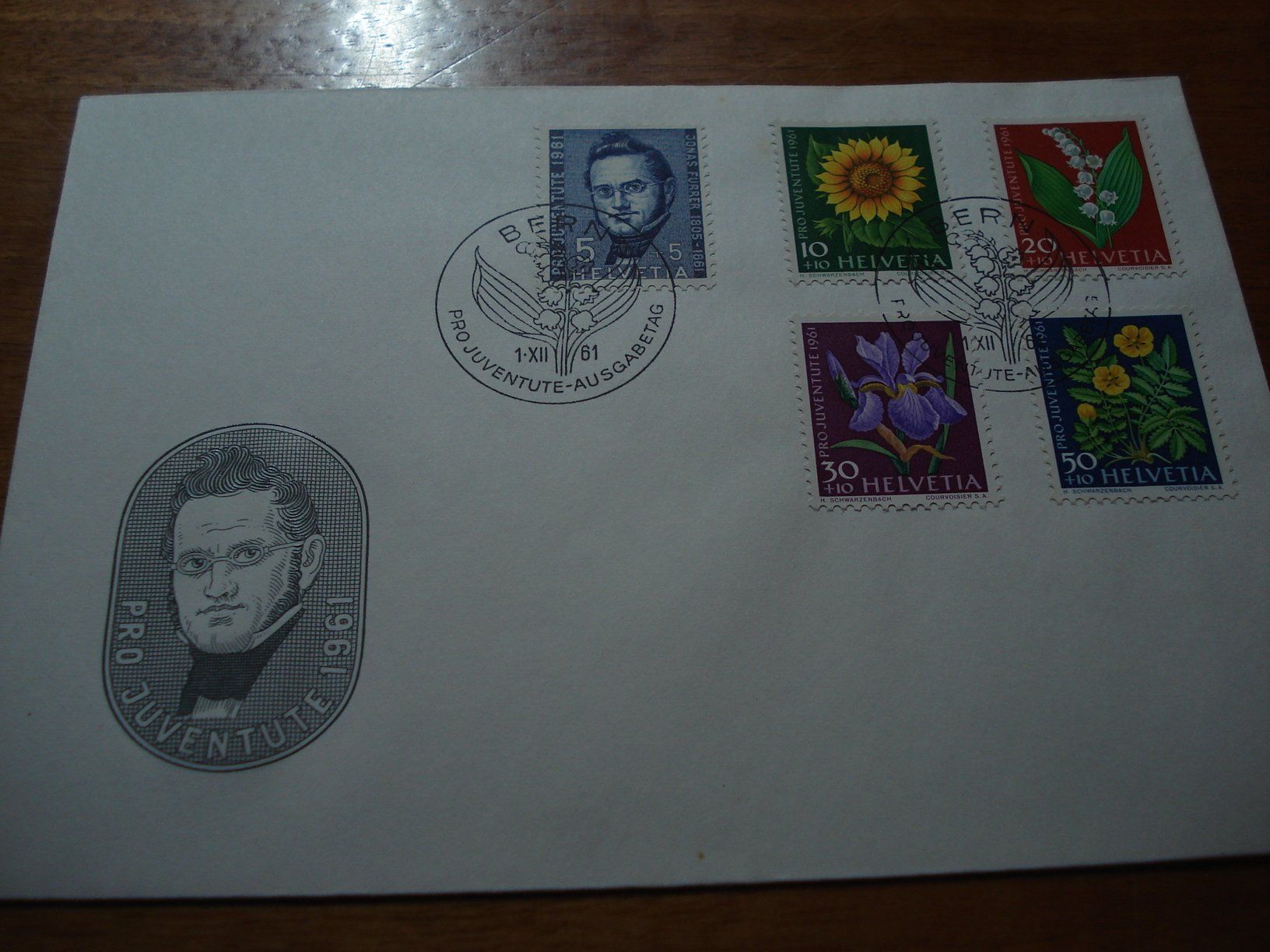 Tous les timbres: FDC Pro Juventute 1961, ungelaufen – D'occasion à Niederwil AG par morostahu