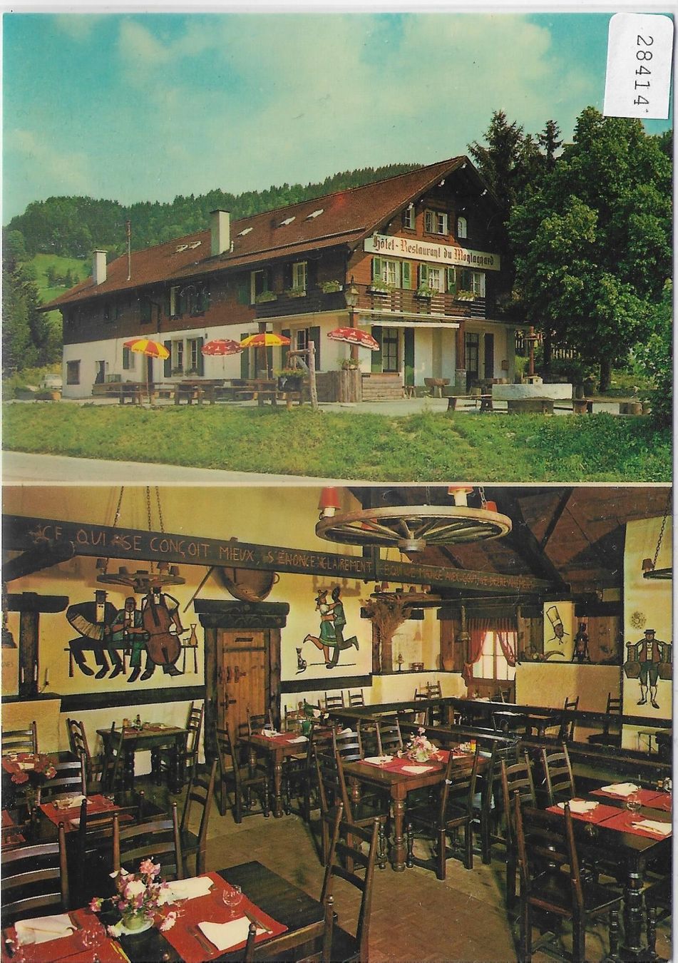 Cartoline postali: Villard s/Chamby - Hotel-Restaurant du – Usato da Ettingen venduto da Kartenplanet