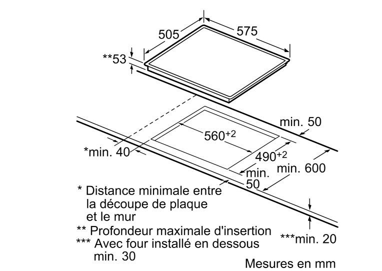 Schilder: Table de cuisson à induction Bosch, vitroceramique – Gebraucht aus Buix von lolo95 2