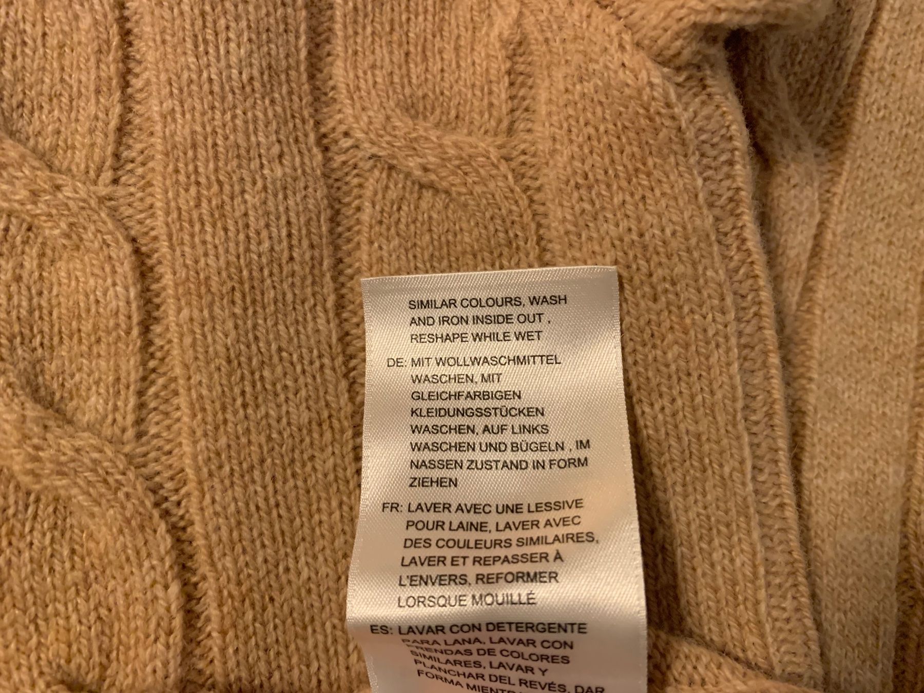 Lana: Gant Wollpullover Hellbraun – Nuovo (secondo la descrizione) da Spiez venduto da aschim_h 5