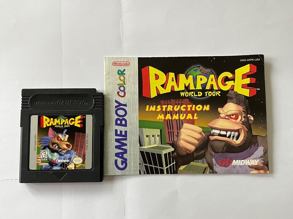 Rampage word tour Game boy color | Kaufen auf Ricardo