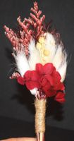 Trockenblumen C-293A – Knopfloch Strauss ca. 9 x 16 cm