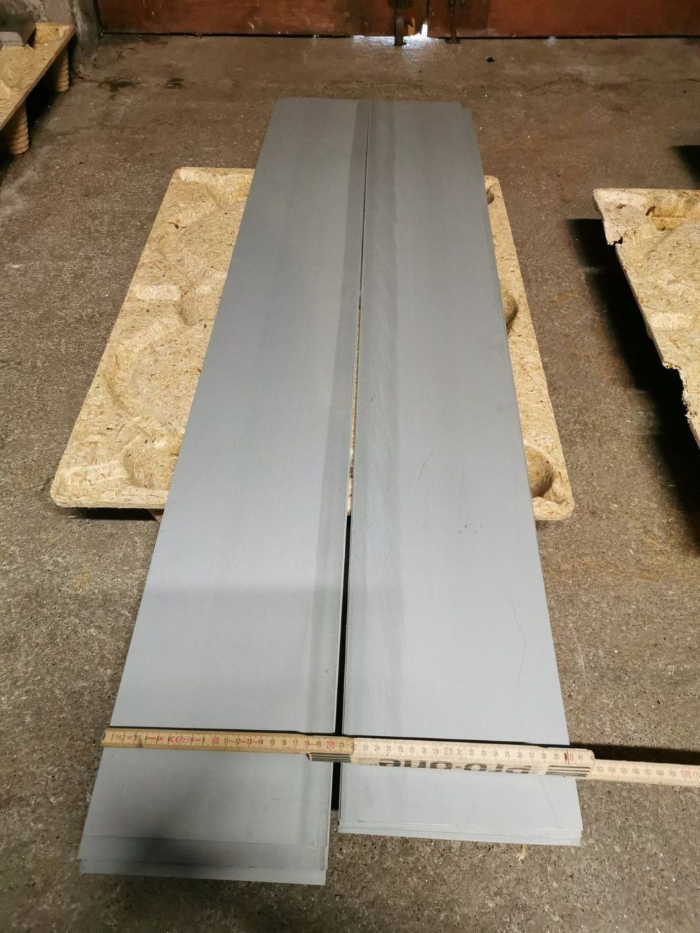 Piatti di portata: Blechtafel(0.9mm) 150x20cm – Nuovo e nell'imballaggio originale da Unterägeri venduto da Fiobi 2