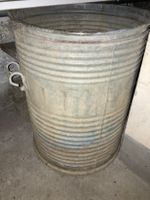 Altes Zinkfass gerippt ca 200-300L – XL Vintage Deko