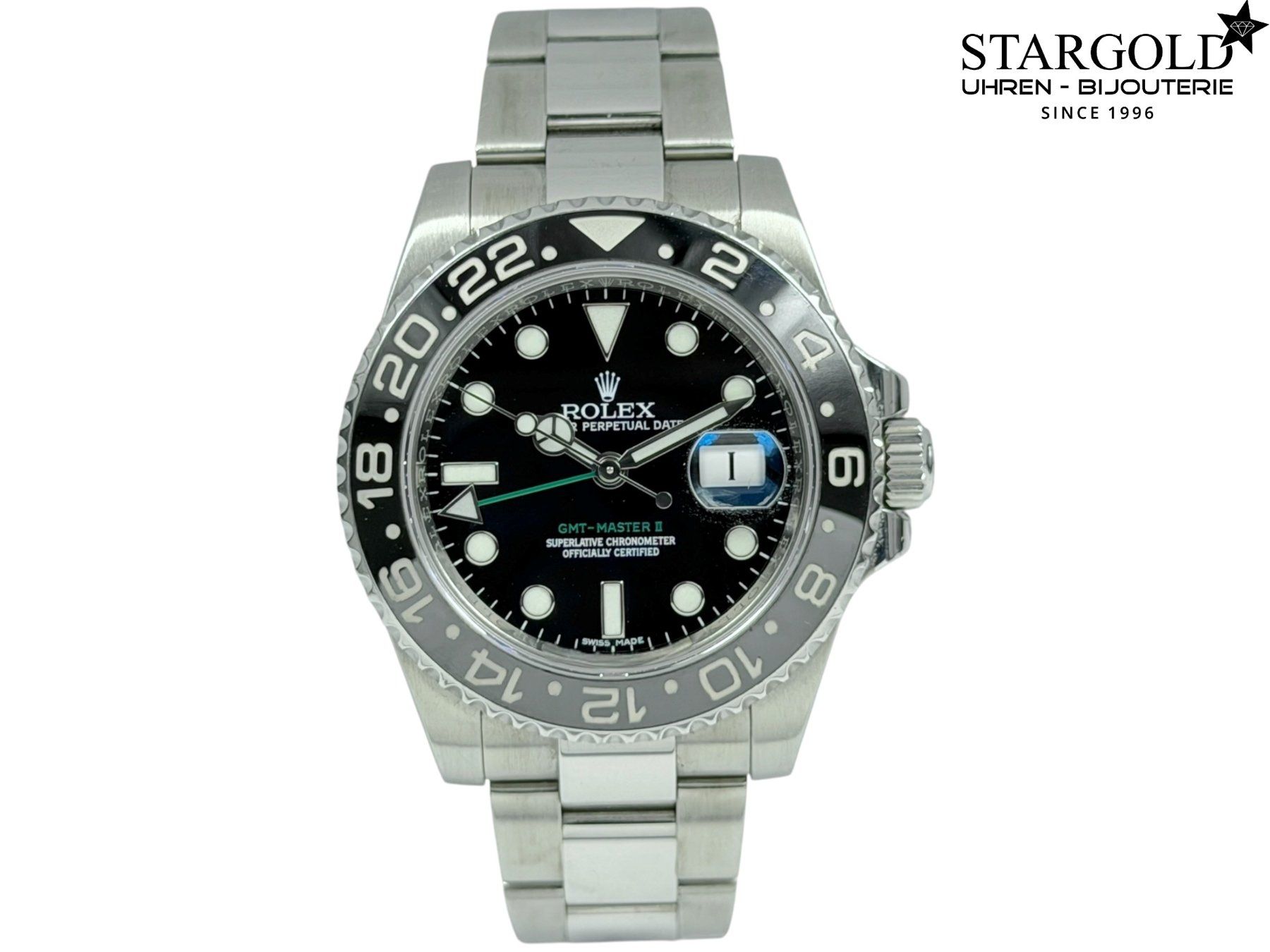 Rolex Orologi: Rolex GMT Master II - 116710LN – Usato da Zürich venduto da Stargold-Uhren