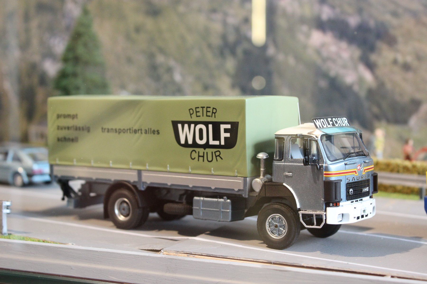 Saurer Modellini d'auto: Saurer D250B, Wolf Chur, Arwico 1/43 – Usato da Safenwil venduto da efclassics 1