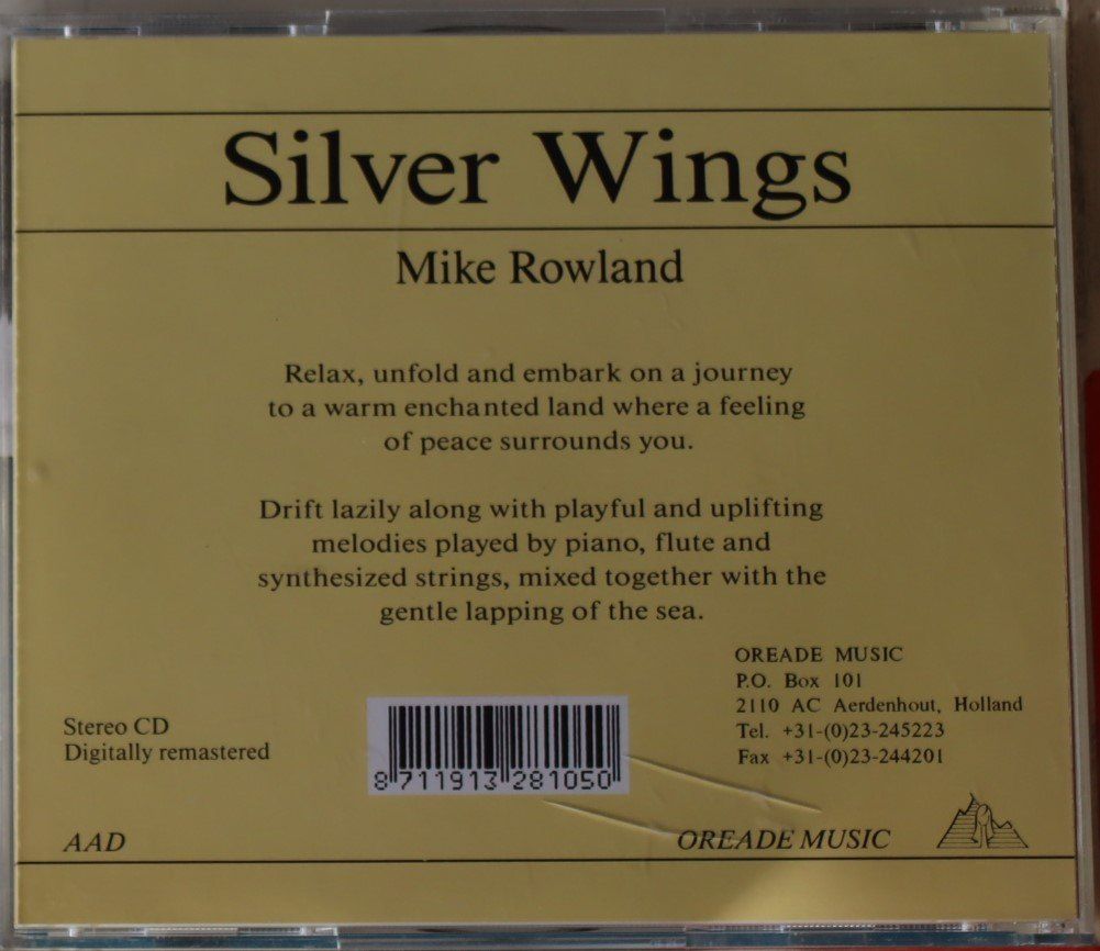 CD: Mike Rowland – Silver Wings – Usato da Luzern venduto da CONTENTI 2