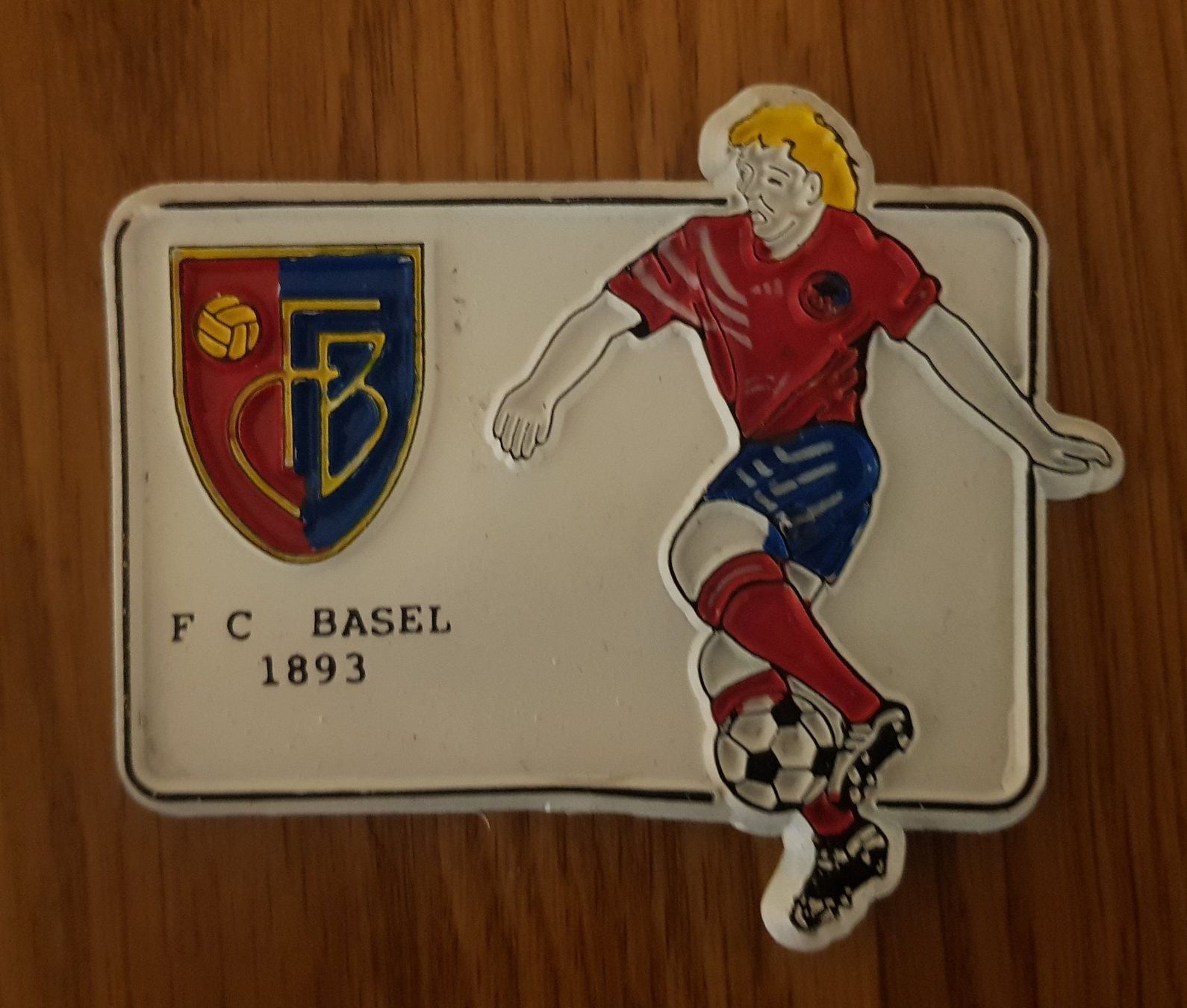 Calamite: FC Basel Magneg alt ca. 92-95 – Usato da Emmenbrücke venduto da Herzog07 3
