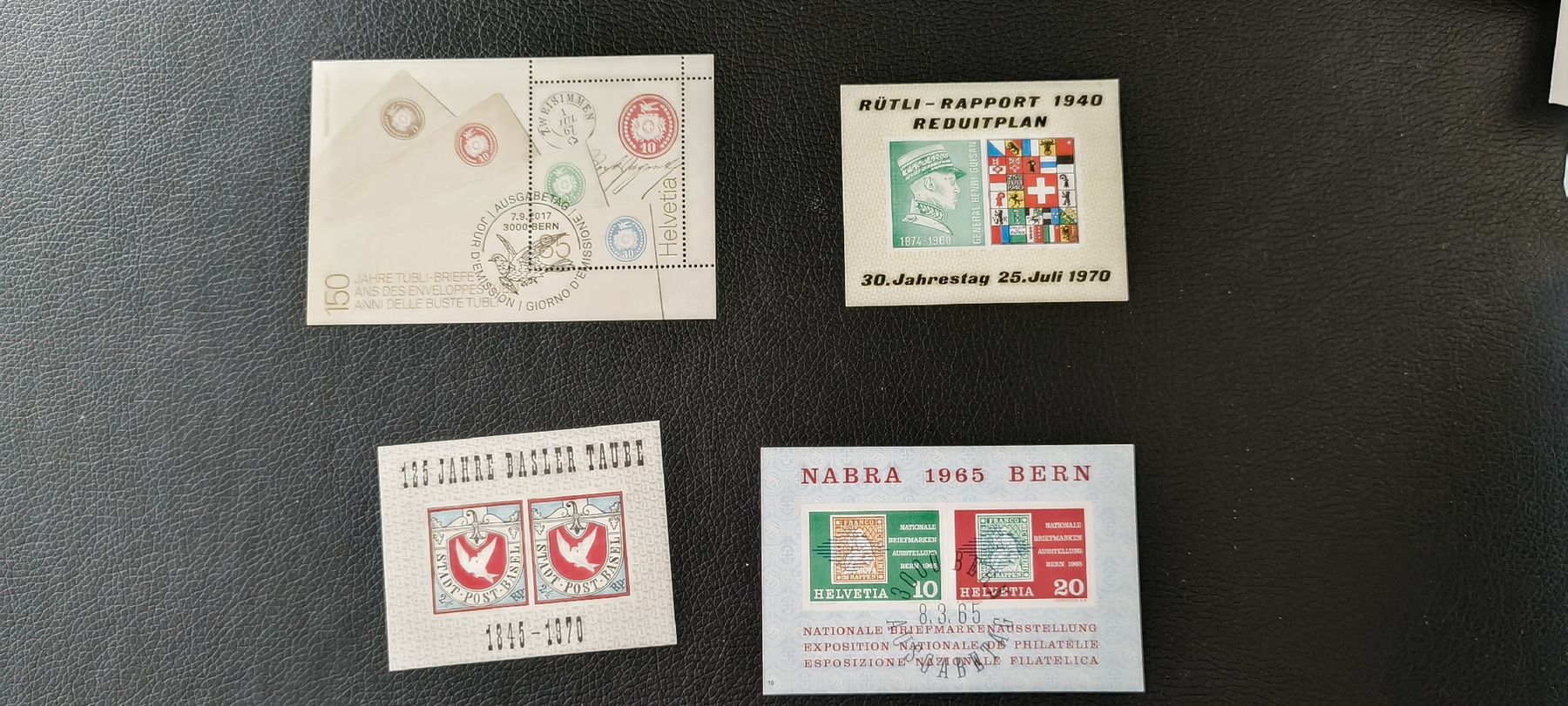 Tutti i francobolli: Briefmarken Schweiz 4 Blocks – Nuovo (secondo la descrizione) da Zürich venduto da pao_zn5f