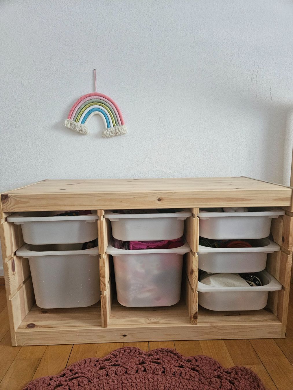 Ikea Scaffali: IKEA Trofast Regal mit Boxen – Usato da Luzern venduto da Livlivliv