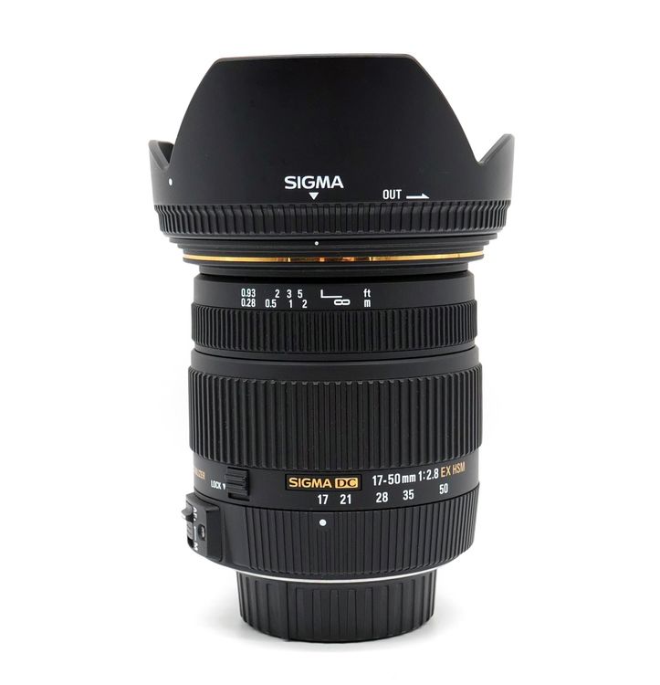 Sigma Obiettivi: Sigma EX 17-50mm F/2.8 DC HSM OS Objektiv für Nikon F-Mount – Usato da Wäldi venduto da Diamola