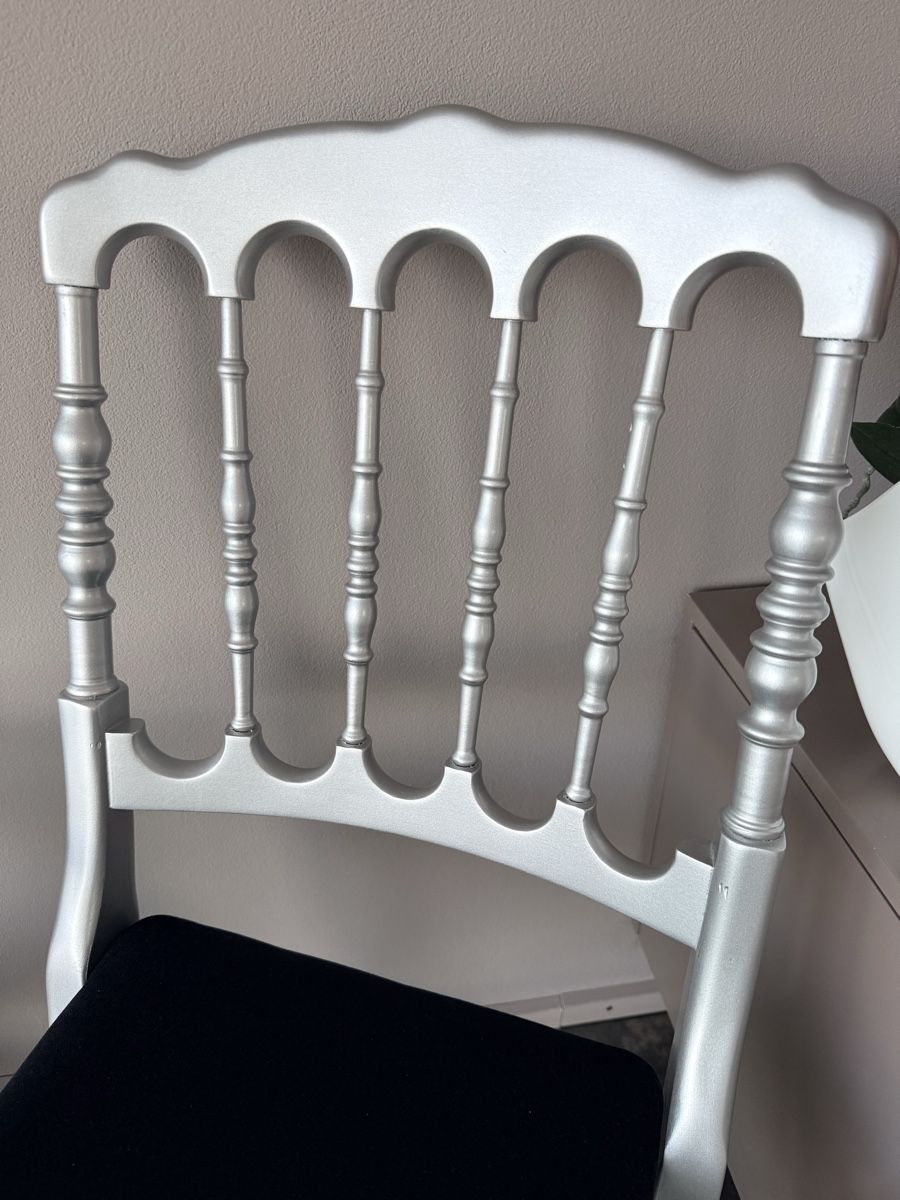 Poltrone: Sessel Stuhl klappbar Silber/Schwarz – Usato da Altendorf venduto da RedHairBeast 2