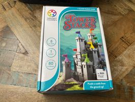 SmartGames Tower Stacks - Puzzle Spiel (ab 8 Jahre) Schloss