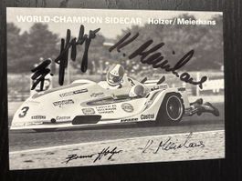 Holzer/Meierhans Autogrammkarte, signiert, Rarität! (53)