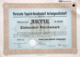 Persische Teppich-Gesellschaft AG, Berlin - 1926