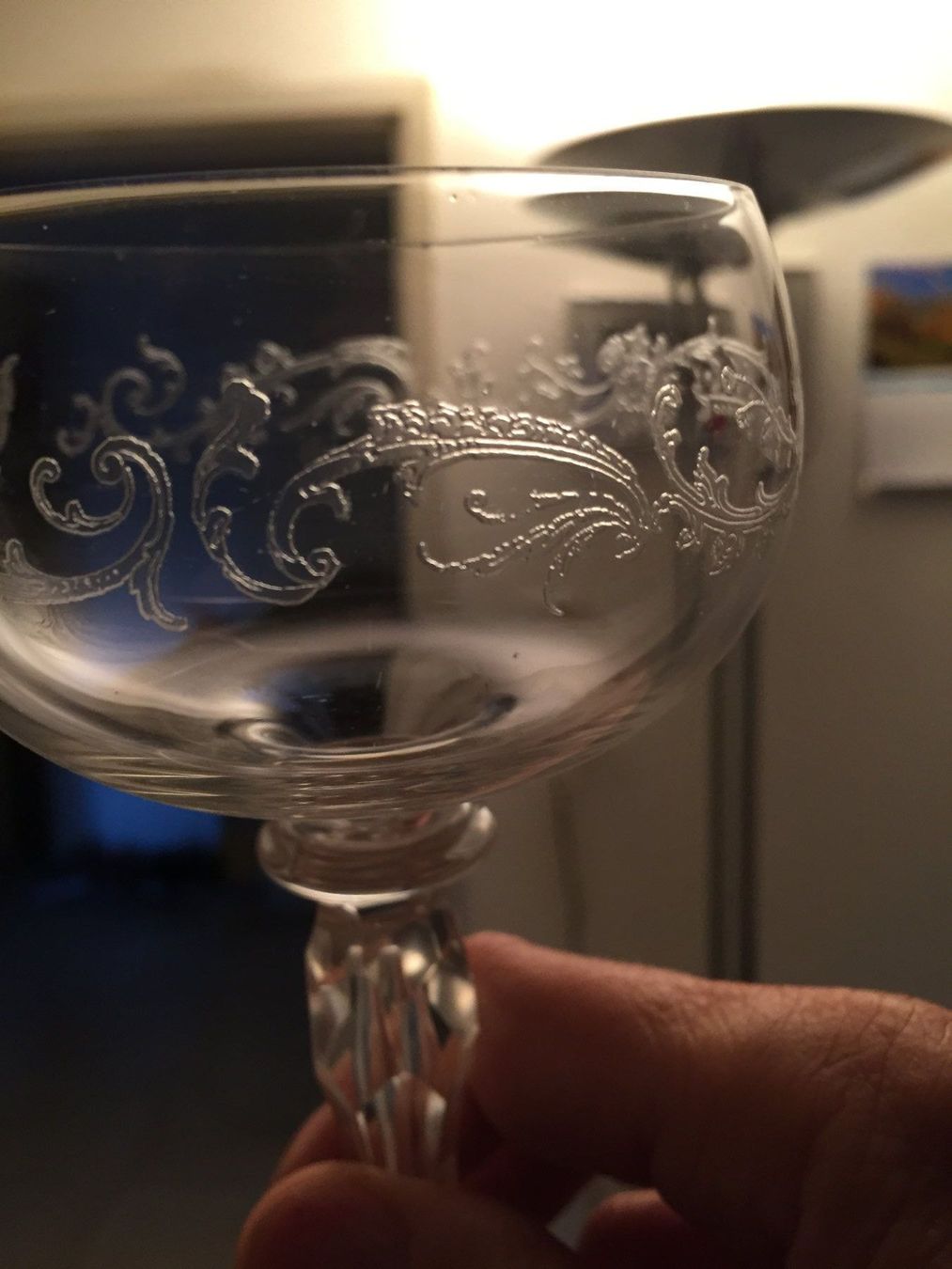Bicchieri: Champagnergläser 2er Set Antik – Usato da Winterthur venduto da Humbertoaranos 4
